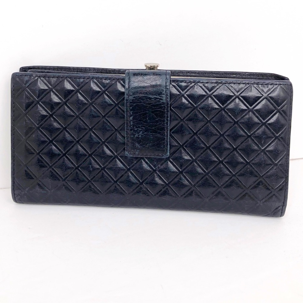 Hobo International black leather wallet